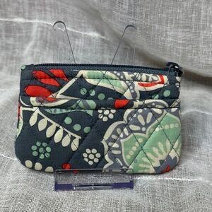 Vera Bradley Nomadic Floral Pattern Small Designer Quilted Coin/Card Holder NWOT